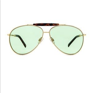 WeWoreWhat The City Sunglasses - Green. Never used before.